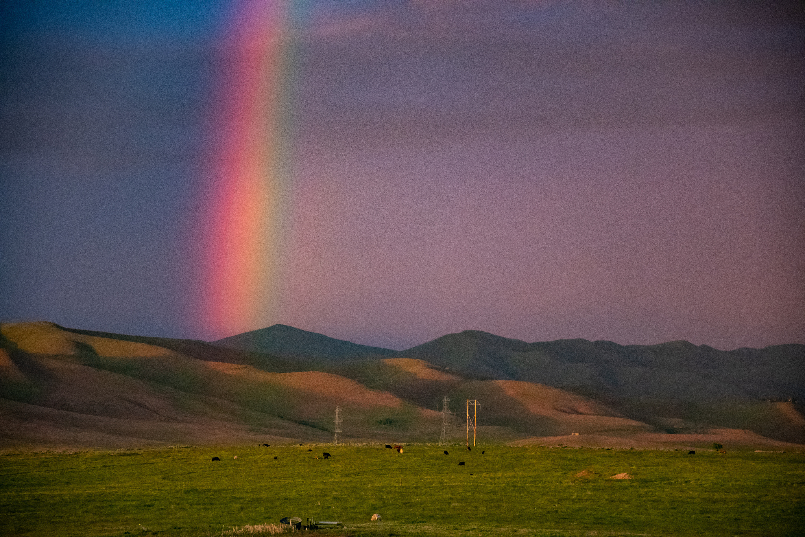 Rainbow on Mountain