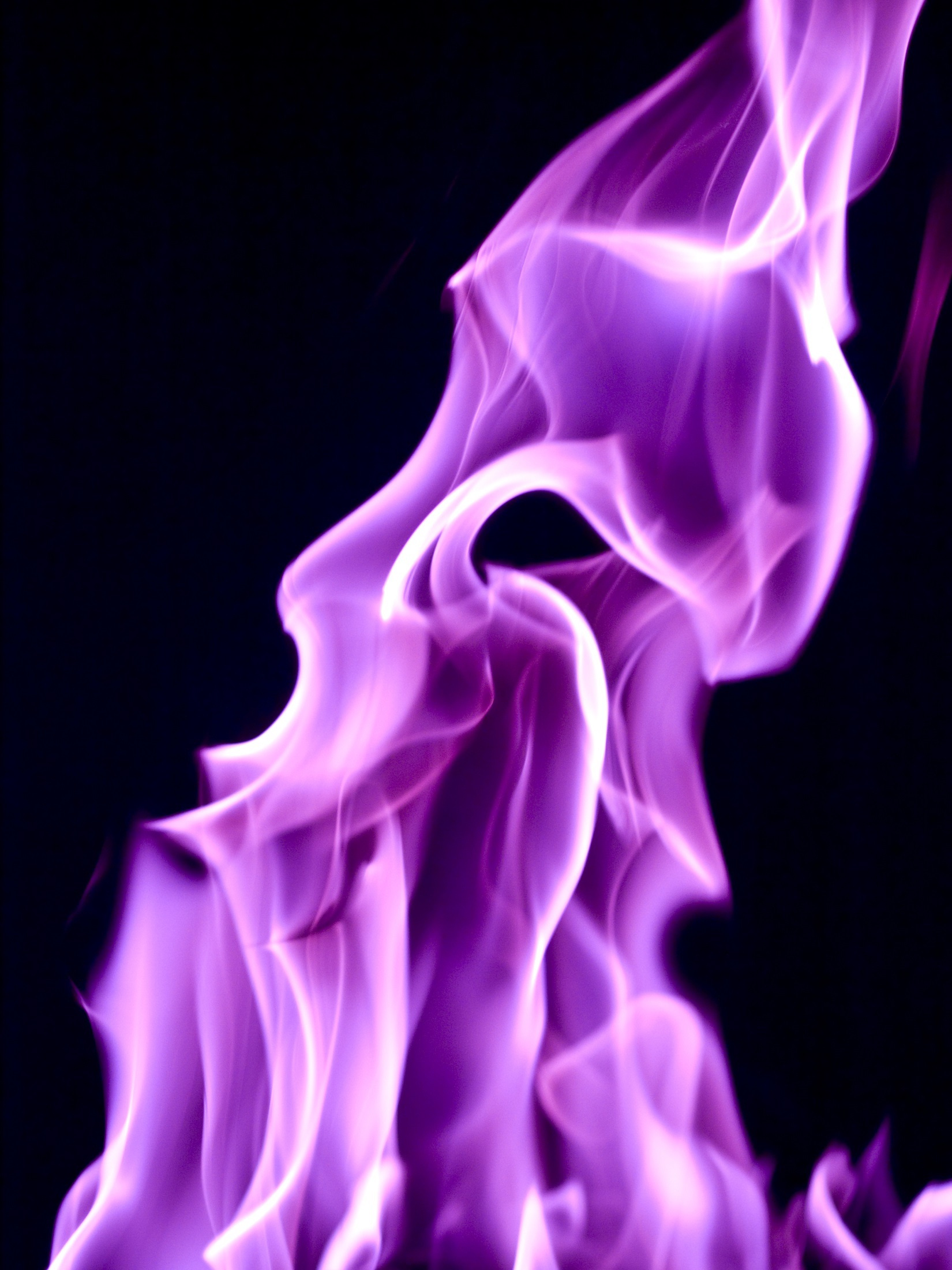 Close-up of Abstract Water Against Black Background
